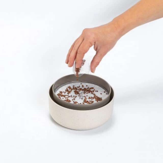 Plastia microgreens csíráztató edény - kávé