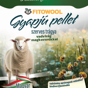 Fitowool Prémium Gyapjú Pellet – Vadvirágmagokkal
